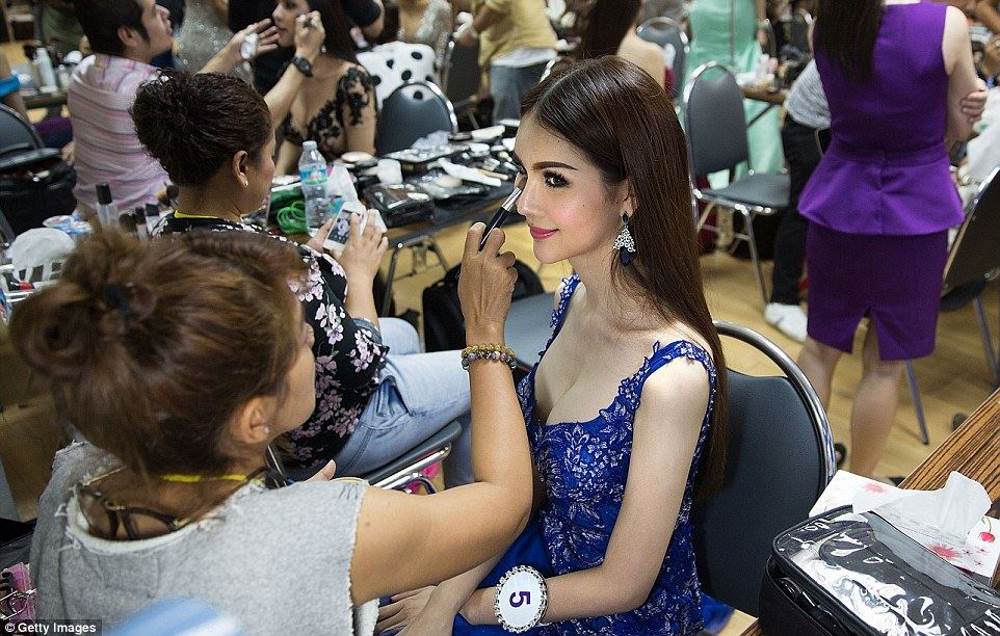 Preparing for Miss Tiffany Universe