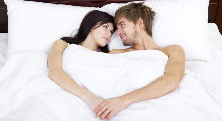 Couple in bed